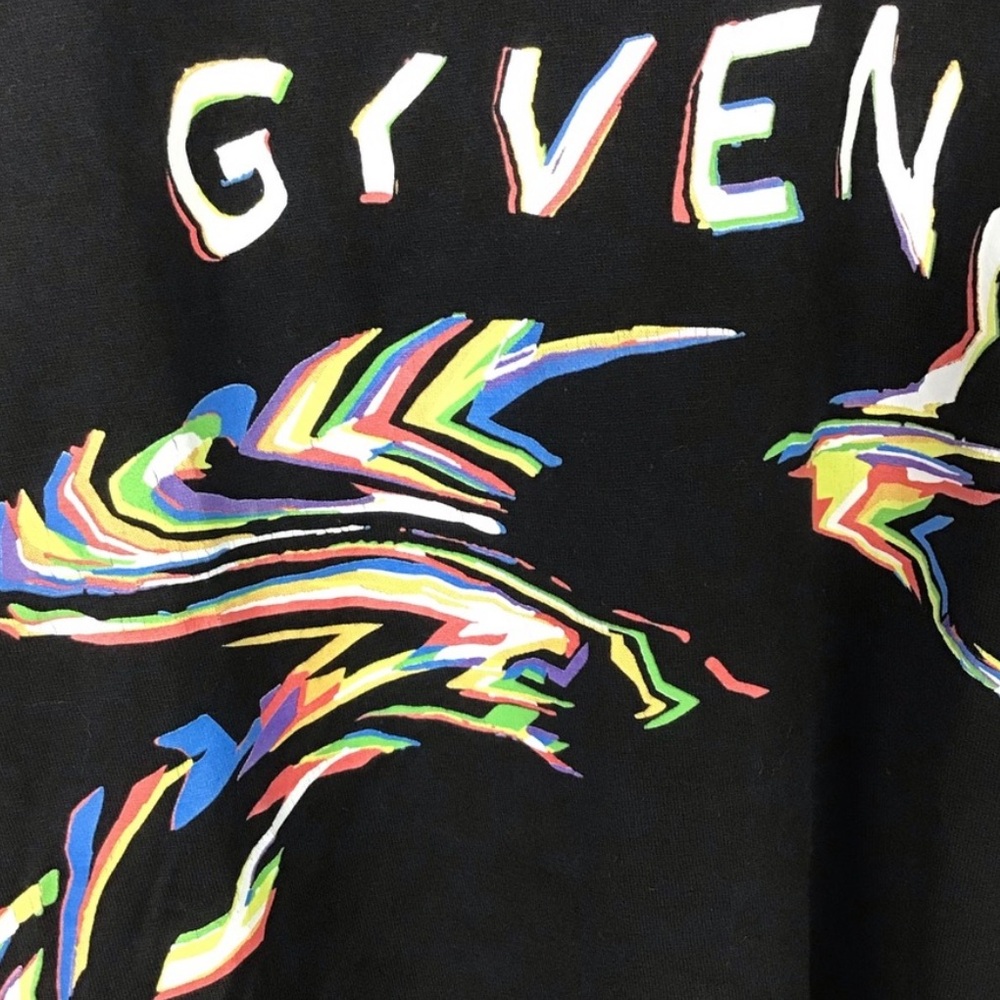 Givenchy Cotton T Shirt Cotton Crewneck Graphic Top - Picture 7 of 12